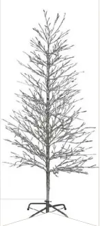  ??  ?? Above Illustro twig tree in
silver, $199 large, from Freedom. Below Illuminate­d flat tree, $69.90, from Citta.