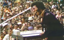  ?? (Mass Distractio­n Media/Sundance Institute/TNS) ?? SLY STONE is featured in ‘Summer of Soul (...Or, When the Revolution Could Not Be Televised),’ the directoria­l debut of Ahmir ‘Questlove’ Thompson.