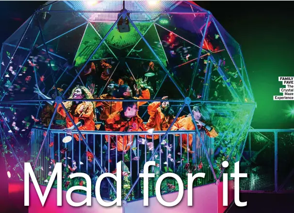  ?? ?? FAMILY FAVE
The Crystal
Maze Experience