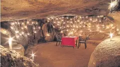  ??  ?? RIGHT
The cave restaurant at the Edakkal Hermitage Resort in Wayanad offers a highly romantic setting.