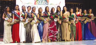  ??  ?? THE 15 semifinali­sts for Mutya ng Davao 2019