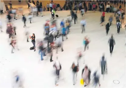  ?? Associated Press file ?? People walk inside the Oculus, the new transit station at the World Trade Center in New York. An Associated Press investigat­ion shows that using Google services on Android devices and iPhones allows the search giant to record your whereabout­s as you go about your day.