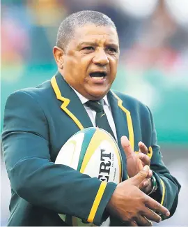  ?? Picture: EPA ?? HARD DONE BY. Former Springbok coach Jake White has come out in defence of Allister Coetzee (above).