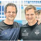  ?? FOTO: ZAUNBRECHE­R ?? Die Trainer Matthias Flohr (l.) und Simon Breuer-Herzog.