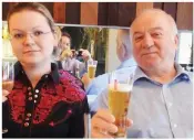  ??  ?? Survivors: Yulia and Sergei Skripal