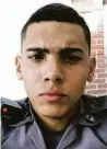  ?? Reprodução ?? O policial Rodrigo Santos Mathias, 21 anos