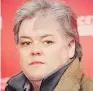  ??  ?? Rosie O’Donnell