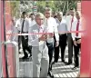  ??  ?? Kia Motors (Lanka) Chairman Ajit Jayaratne declares open the new Kia 3S Centre at Kurunegala