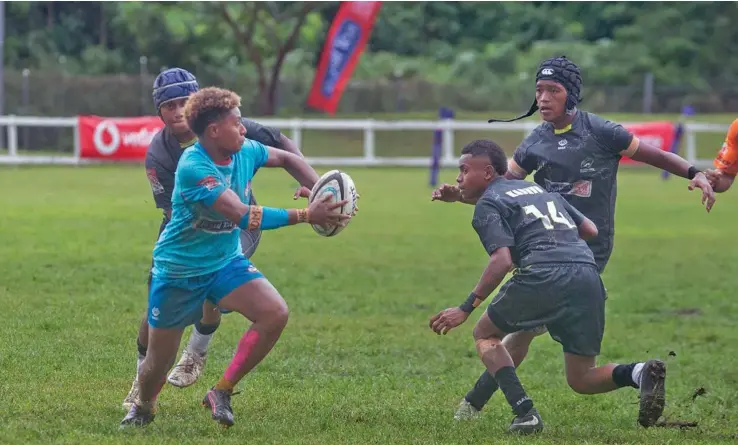  ?? Photo: FRU Media ?? Cakaudrove second-five eighth Aqela Diqiso is expected to play in today’s clash against Tailevu.