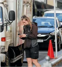  ?? ROSS GIBLIN/ STUFF ?? Parking wardens are back on the streets of Wellington now the period of free parking during the lockdown has ended.