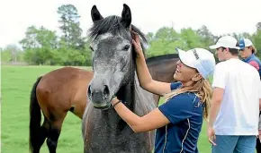  ??  ?? Tommy Biddle said daughter Lauren was his number one polo team-mate.