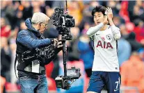  ??  ?? Huge appeal: Top players such as Tottenham’s South Korean forward
Son Heung-min have helped to increase the League’s popularity abroad