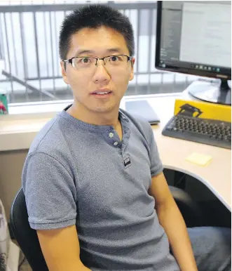 ?? WIL ANDRUSCHAK ?? Xiongtan (Ted) Yang, an employee with Process Ecology, was able to improve his English thanks to the CanadaAlbe­rta Job Grant.