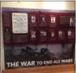  ?? SUBMITTED PHOTO ?? An installati­on at the Pennsylvan­ia Military College Museum tells the stories of alumni who served in World War I and remembers those who were killed in action.