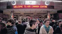  ?? CP PHOTO ?? A crowd of people gathers inside the Air Canada Centre in Toronto in December 2010.