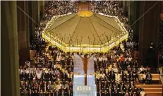  ?? FOTO: DPA ?? Der Gedenkgott­esdienst fand in der Sagrada Família statt.