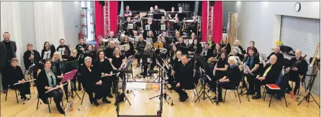  ?? Photograph: Iain Ferguson, alba.photos. ?? Lochaber Community Wind Band hosted the Silver Fling concert in Caol Community Centre on Sunday with 55 musicians taking part.