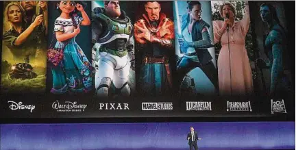  ?? ?? GIGANTE. Disney anunció todo lo que tiene y tendrá de sus múltiples marcas. Fue uno de los hitos de la Cinemacon de Las Vegas.