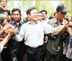  ?? HENG CHIVOAN ?? Planned protests in the US will demanding all charges against former CNRP president Kem Sokha be dropped.