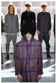  ??  ?? A Duckie Brown item from the Fall/winter 2012 collection shown at New York Fashion Week.