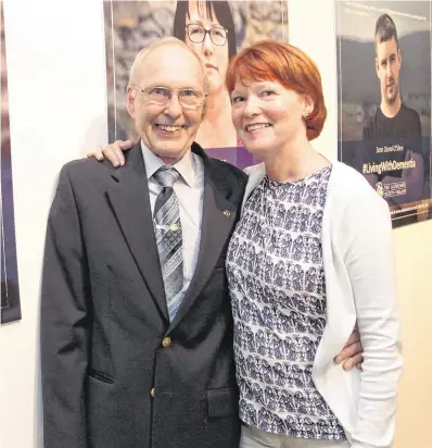  ?? PHOTO: MARK STEDMAN/ PHOTOCALL IRELAND ?? Frustratin­g:
Seamus Cunningham with his daughter Denise Monahan. Seamus has Alzheimer’s disease.