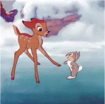  ?? DISNEY ?? Poor little Bambi’s mother is shot and killed by a hunter.