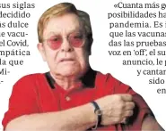  ??  ?? El cantante Elton John