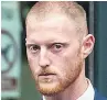  ??  ?? COURT Ben Stokes