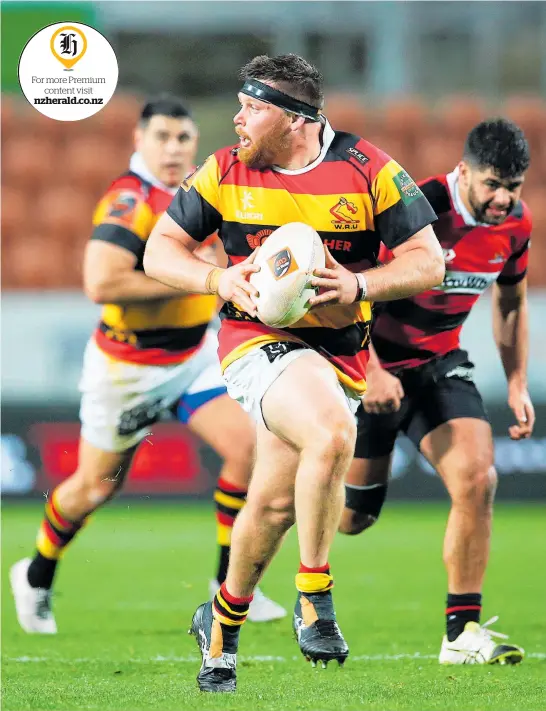  ?? Photo / Photosport ?? Waikato loosehead prop Ayden Johnstone impressed last year with the Highlander­s.