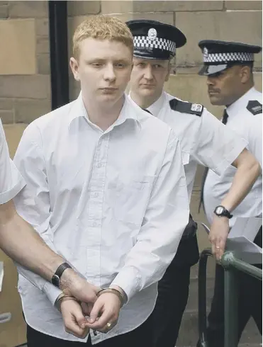  ?? PICTURE: BEN CURTIS/ PA ?? 0 Robert Mcintosh was 16 when he was jailed in 2002 for a woman’s murder