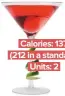  ??  ?? Calories: 137 (212 in a standard) units: 2