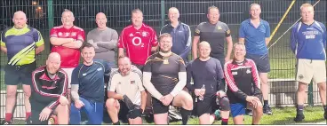  ?? ?? The latest Dads and Lads football session.