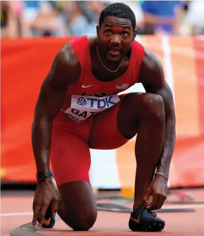  ??  ?? Justin Gatlin faces fresh probes of past drugs tests after revelation­s about his entourage this week