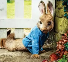  ??  ?? Cute customer: Beatrix Potter’s Peter Rabbit