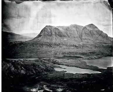  ?? ?? Clockwise from top left: Old Man of Storr, Isle of Skye (view west); wreck of the Speedwell, Uist; view from Stac Pollaidh, Assynt; Mangersta Sea Stacks, Lewis.