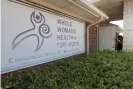  ?? Photograph: Tony Gutierrez/AP ?? Eight of 17 abortion providers at Whole Woman’s Health clinic have stopped working.