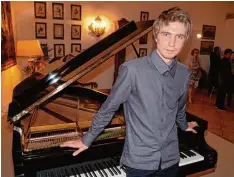  ?? Foto: Wolfgang Diekamp ?? „Ich bin süchtig danach, zu erreichen, was ich mir vornehme“, sagt der Pianist Evgeny Konnov.