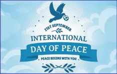  ??  ?? INTERNATIO­NAL Day of Peace (image source: unmiss. unmission.org)