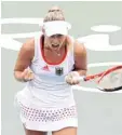  ?? Foto: Witters ?? Angelique Kerber kämpfte sich nach und nach ins Spiel.