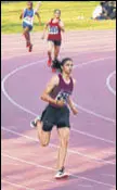  ?? AFI ?? Sprinter Rupal Chaudhary hails from Janipur village near Meerut.