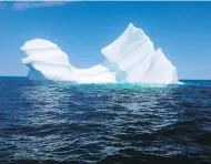  ?? ROBERT BARTLETT / TRINITY ECO-TOURS / THE CANADIAN PRESS ?? Last year, Newfoundla­nd and Labrador enjoyed a strong iceberg season; this year it’s still wait and see.
