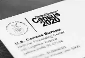  ?? PAUL SANCYA/AP ?? The Census Bureau’s head-count deadline has shifted from the end of July to Oct. 31 and then to Sept. 30.