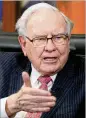  ?? NATI HARNIK / AP ?? Warren Buffett created his cash-gushing conglomera­te out of an ailing textile firm that he took over more than 50 years ago. Berkshire Hathaway is now one of the most profitable enterprise­s ever created.