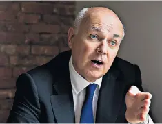  ??  ?? Subbing in: Iain Duncan Smith failed to live up to Ed Miliband on ‘The Jeremy Vine Show’