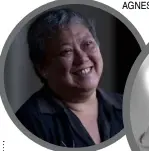  ??  ?? AGNES Locsin