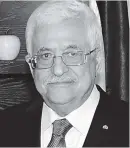  ??  ?? President Mahmoud Abbas