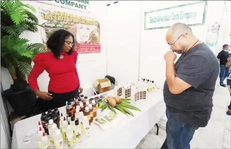  ?? ?? Women Agro processors at the recent UNCAPPED event at the Providence stadium