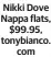  ?? ?? Nikki Dove Nappa flats, $99.95, tonybianco. com