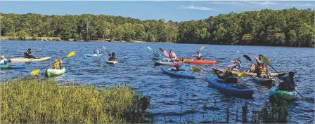  ?? COURTESY ?? The Paddle4Tom­orrow nonprofit connects children from across the metro area to nature through a day on the water and in the woods.