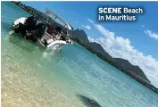  ?? ?? SCENE Beach in Mauritius